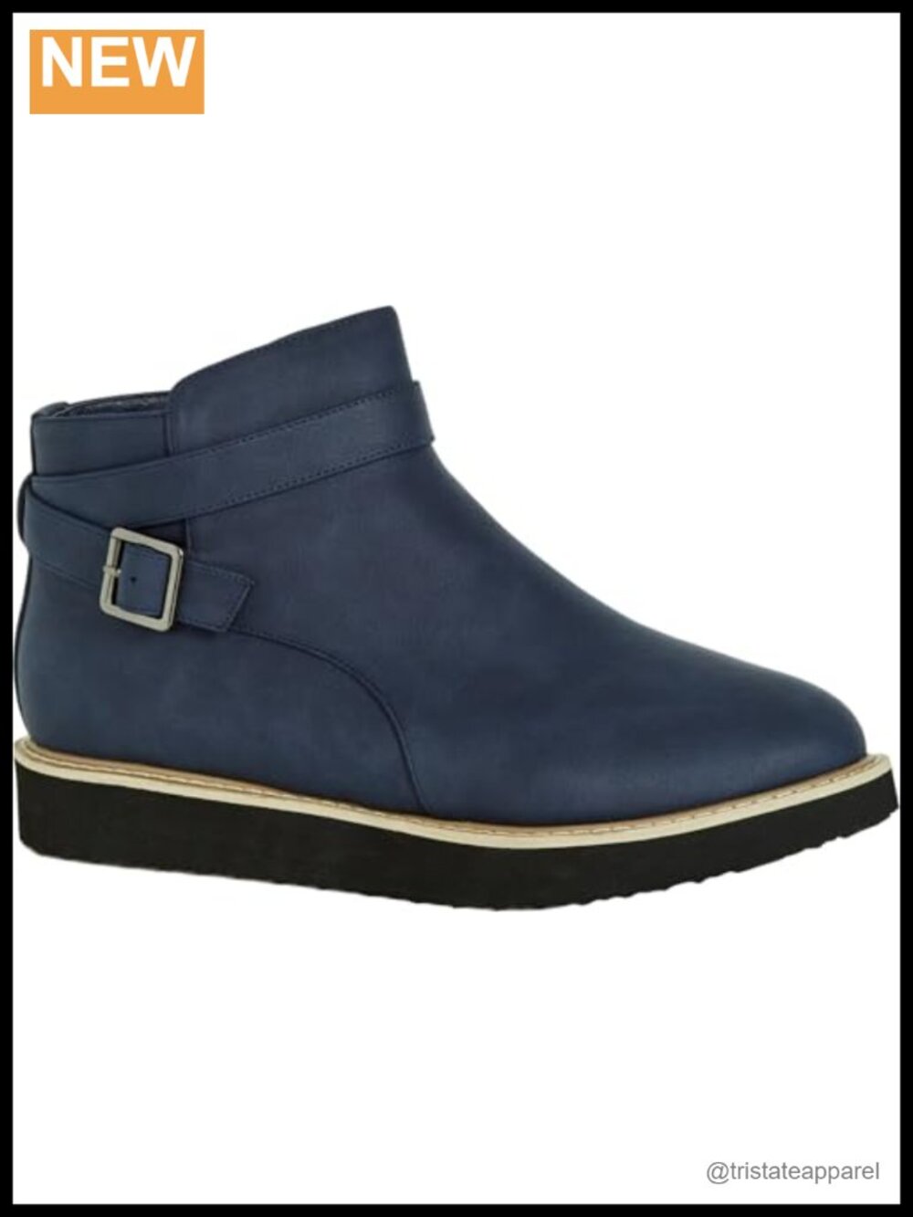 Wide FIT Ankle Boots Faux Leather Valentina Fashion by Avenue
